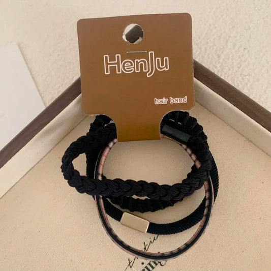 Black Hair Ties