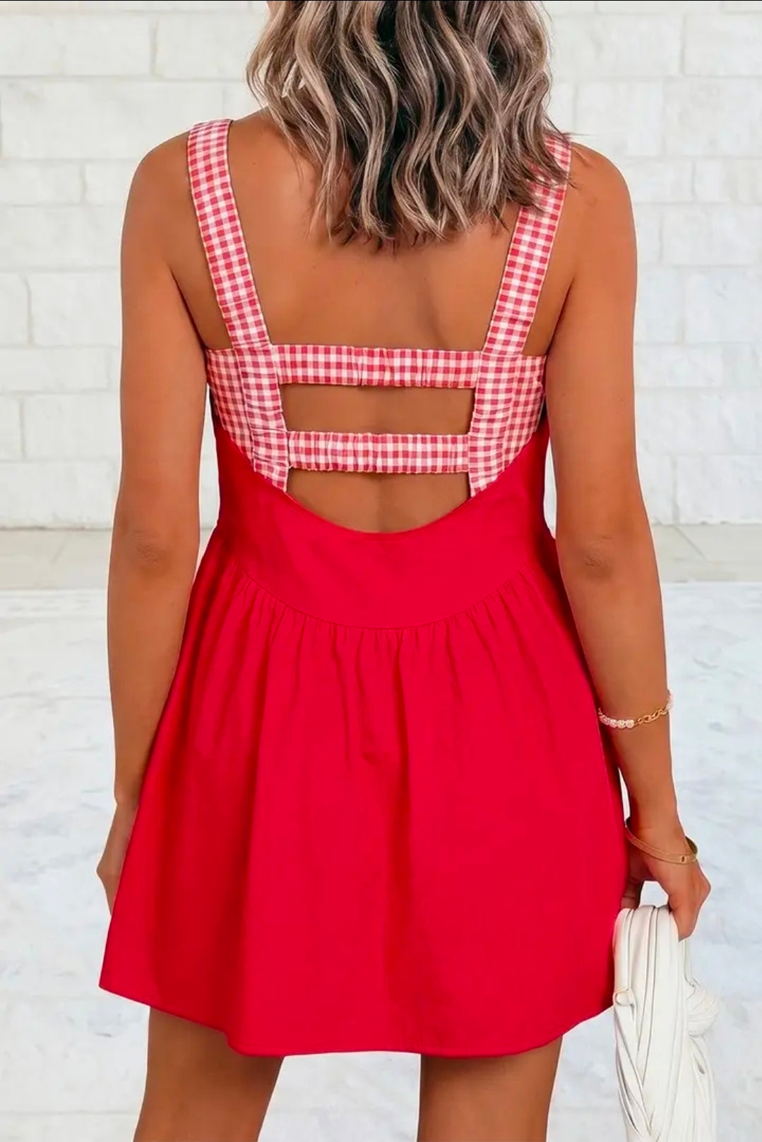 Farrah 2 Piece Mini Dress Red