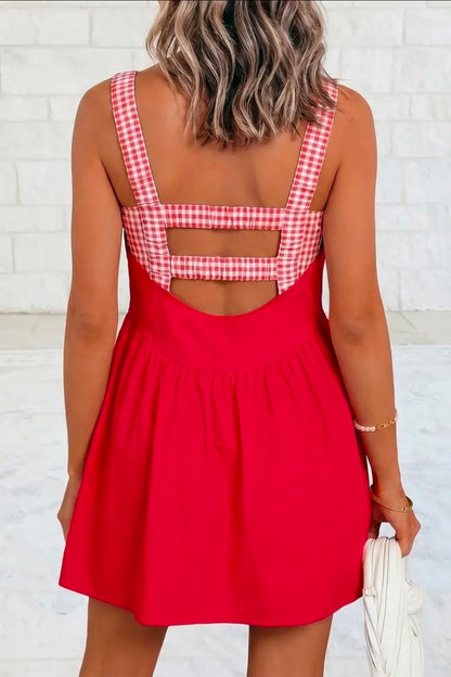 Farrah 2 Piece Mini Dress Red