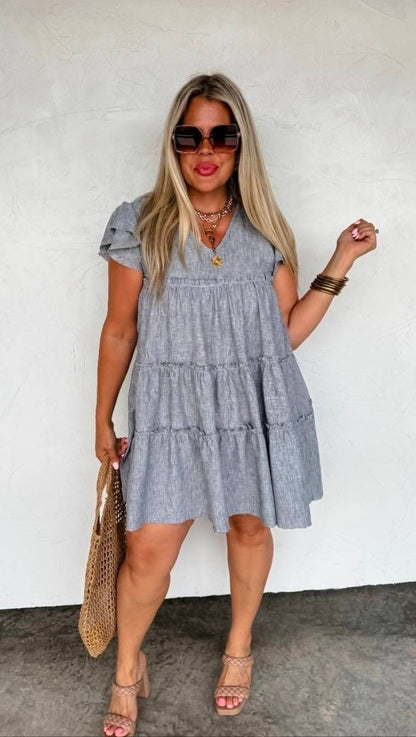 Day Dreaming Ruffle Dress