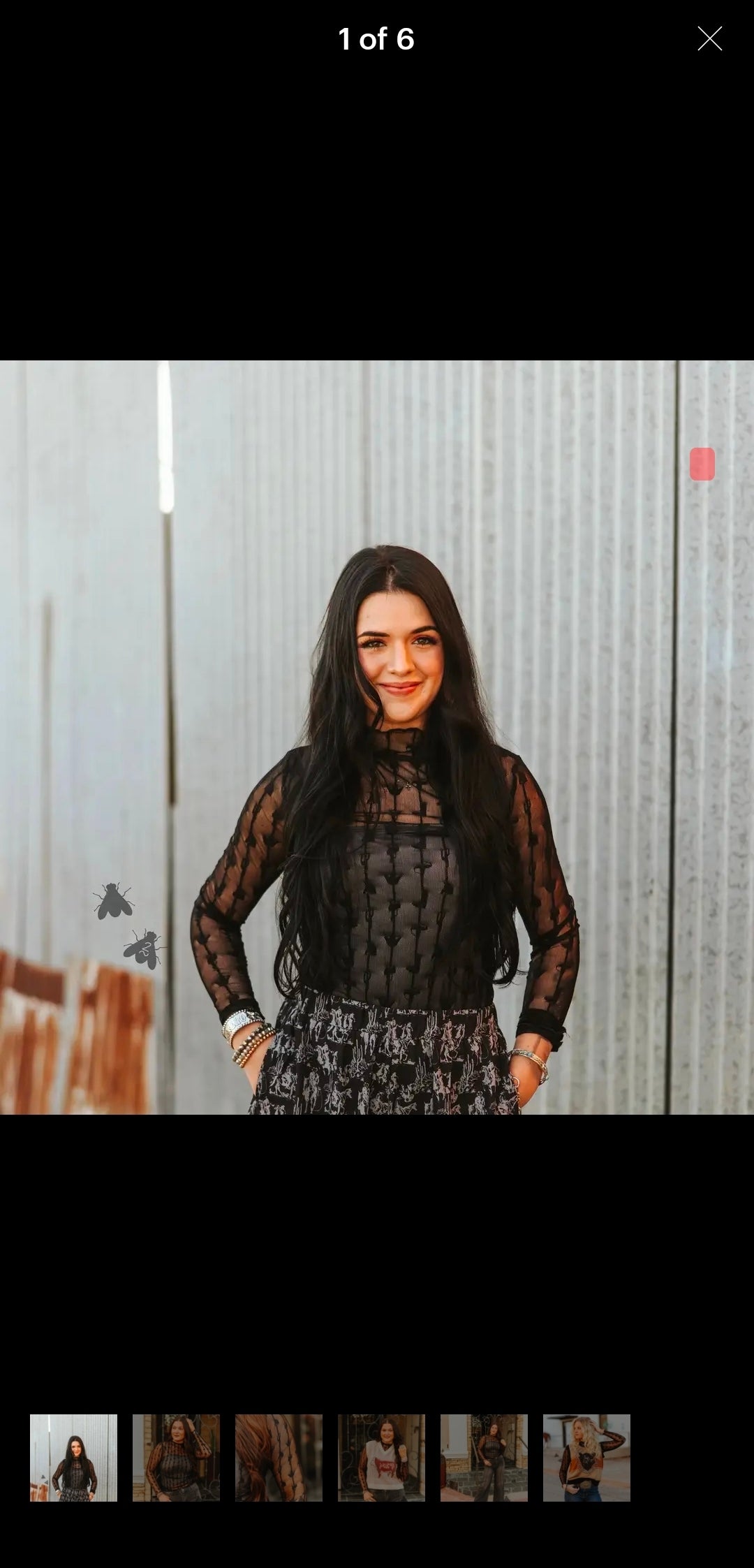 Lariat Lace Top