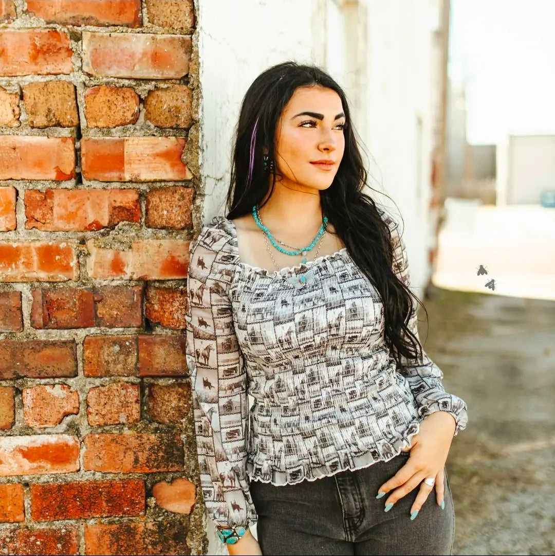 Pony Puff Blouse
