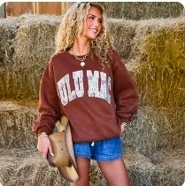 Lulu Mac Brown/Camo Crew