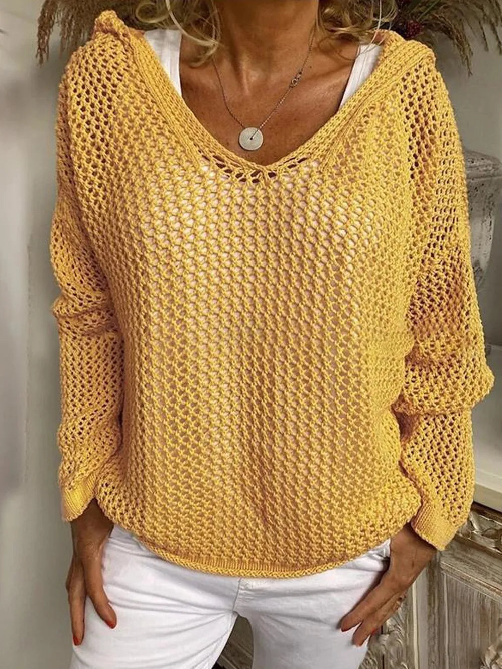 Sunny Days Crochet Sweater