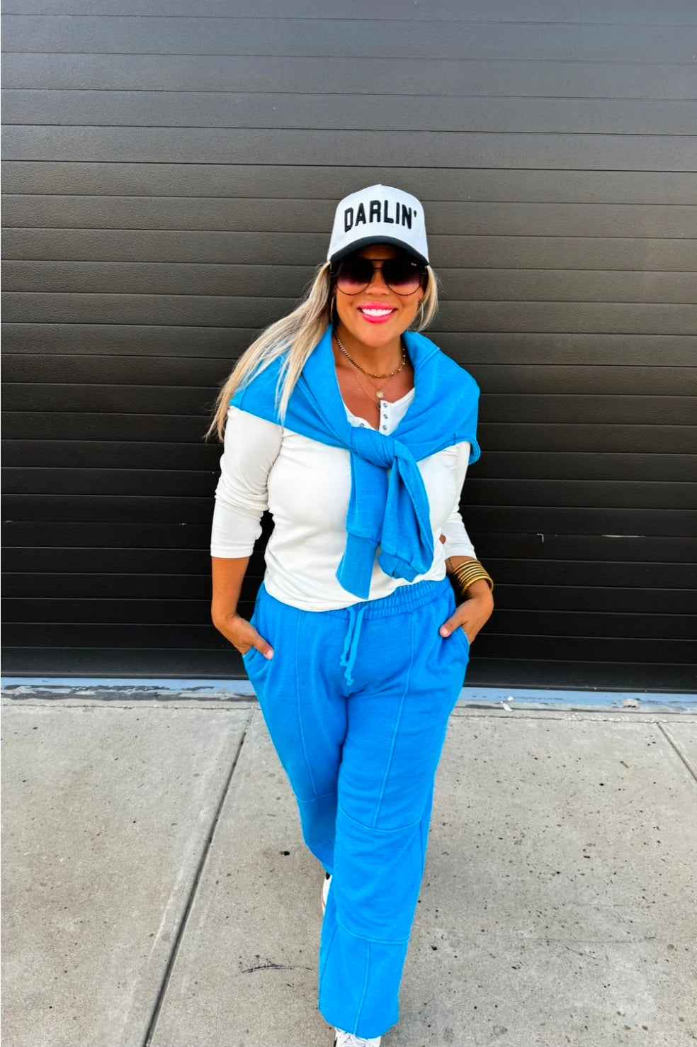 Zara Pocket Joggers Royal