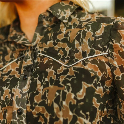 Trophy Wife Camo Blouse