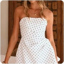 Cora Polka Dot Mini Dress