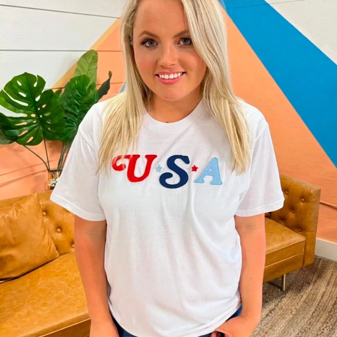 USA Patch Tee