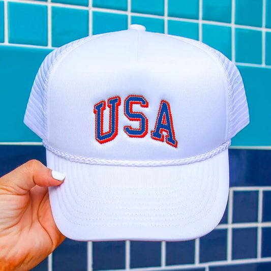 USA Embroidered Trucker Hat