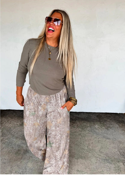 Drift Away Wide Leg Joggers