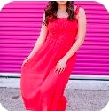 Barcelona Swiss Dot Maxi Dress