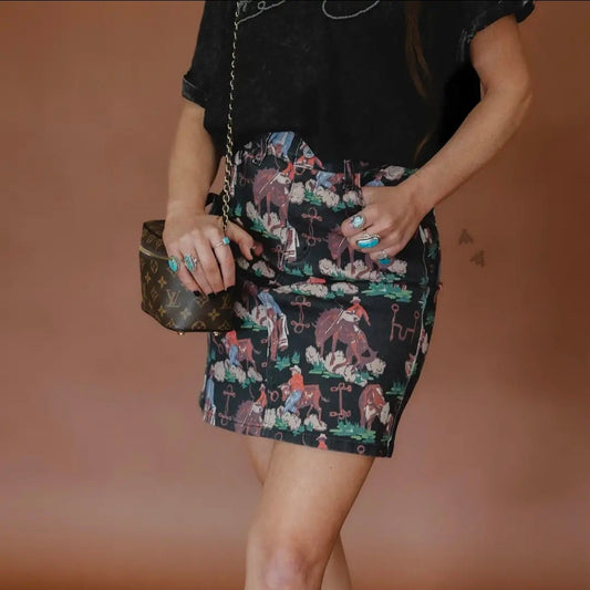 Denim if You Do Skirt