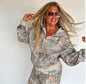 Easy Does It Camo Pullover 2X