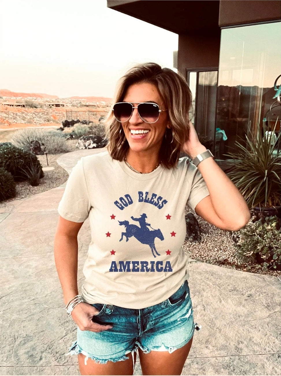 CT God Bless America Tee