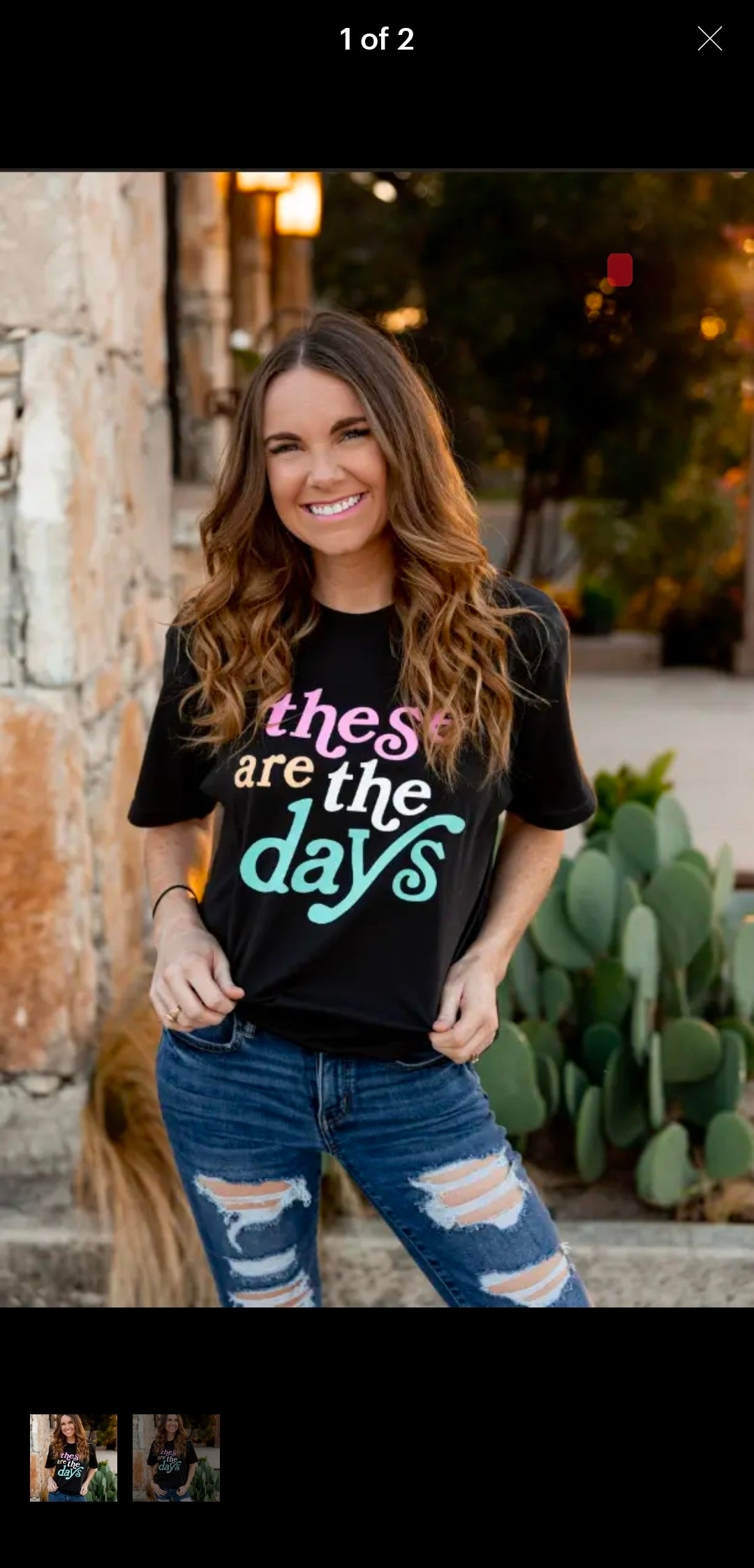 these are the days tee black