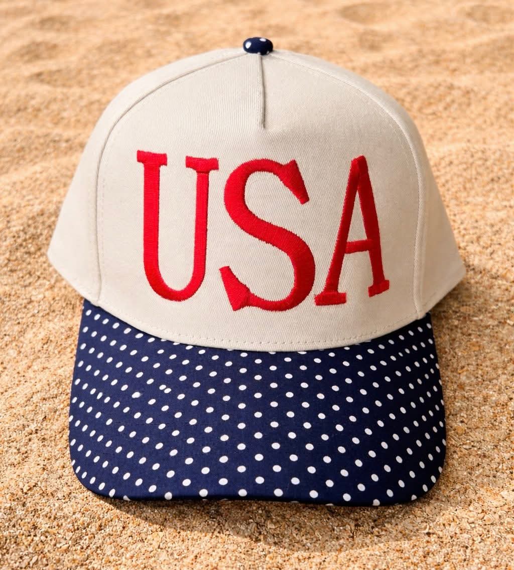 USA Polka Dot Hat