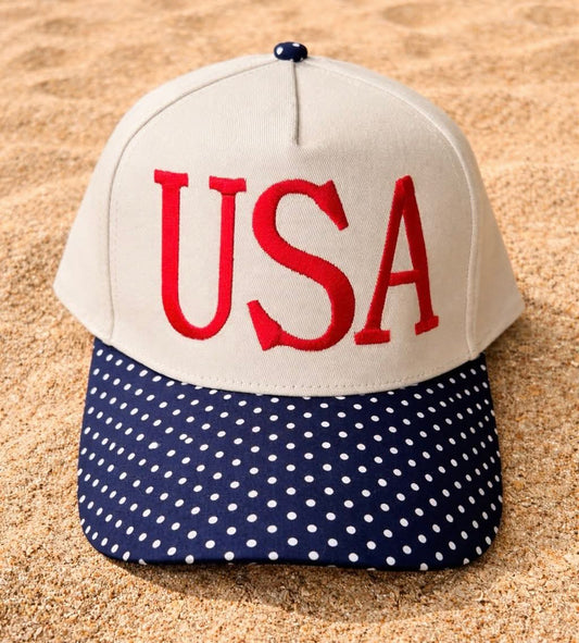 USA Polka Dot Hat