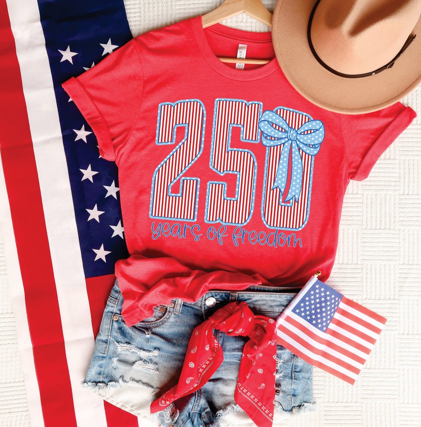250 Years of Freedom Tee Red