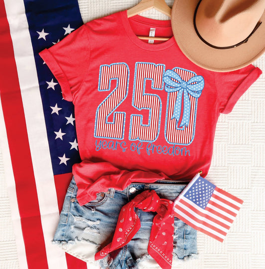 250 Years of Freedom Tee Red