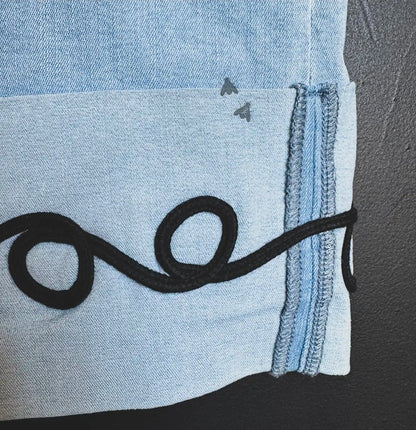 Howdy Hemline Denim Skirt