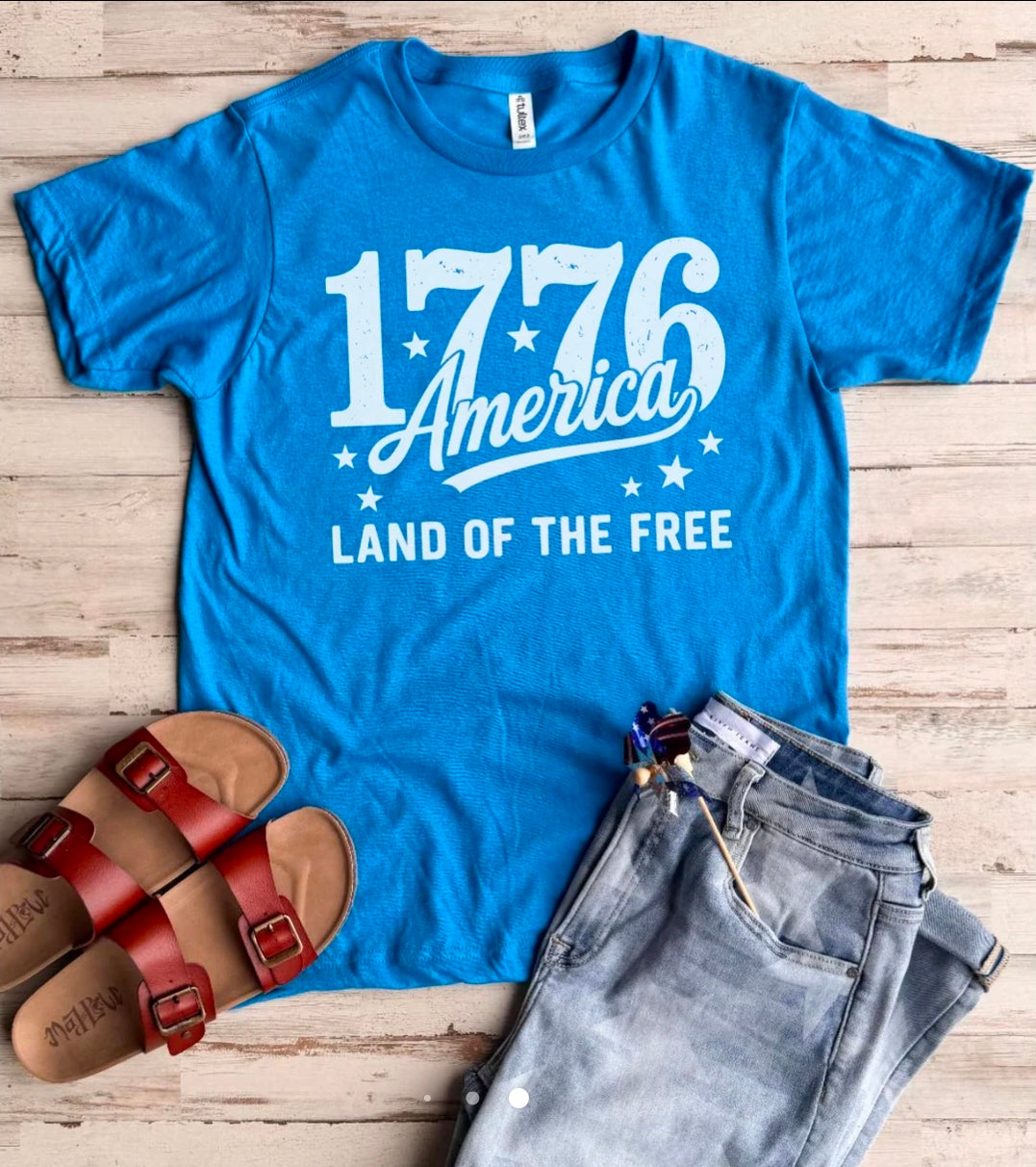 1776 America Blue Tee