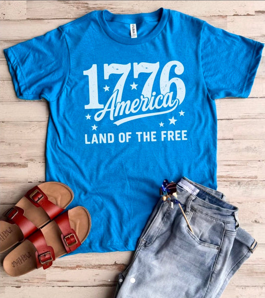 1776 America Blue Tee