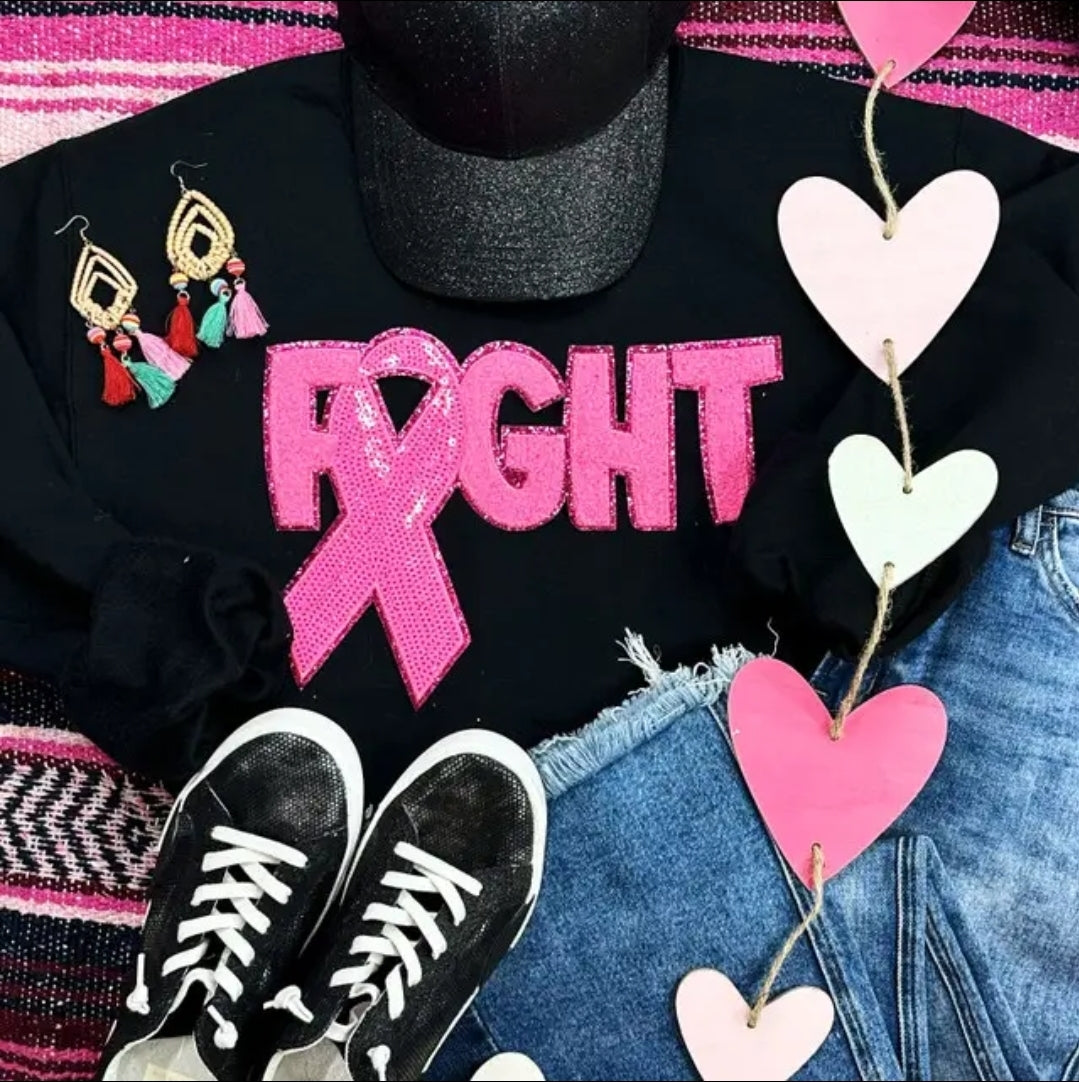 Breast Cancer Awareness Chenille  Patch Crew