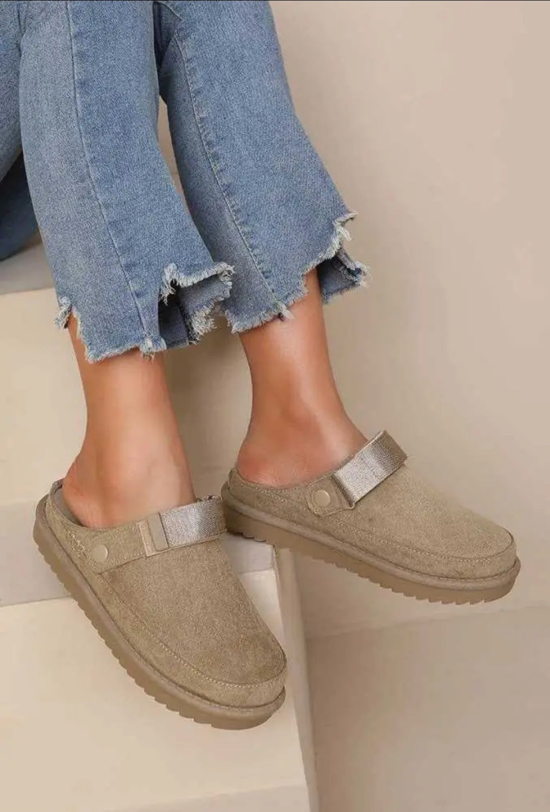 Temple Khaki Clogs