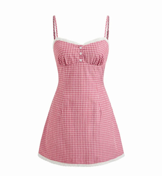Brody Gingham Mini Dress