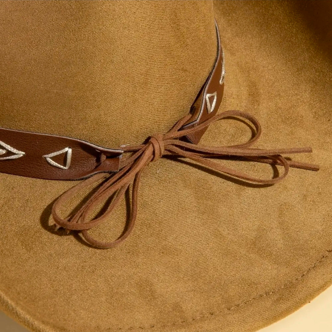 Western Concho Embroidered Strap Hat
