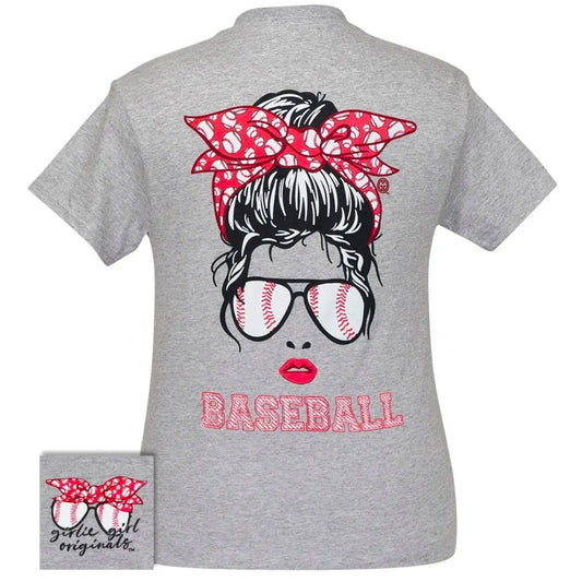 Baseball Messy Bun