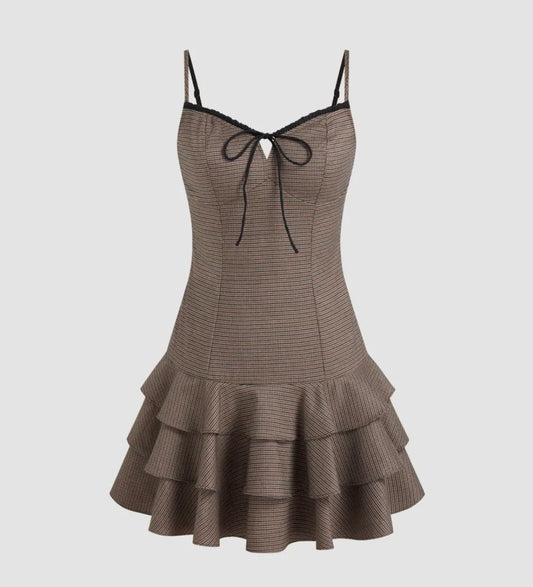 Houndstooth Mini Dress