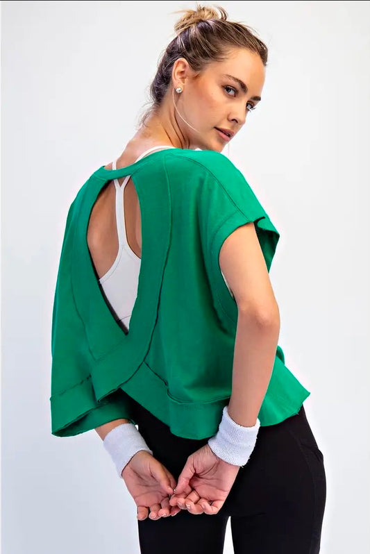 RM Open Back Top Clover