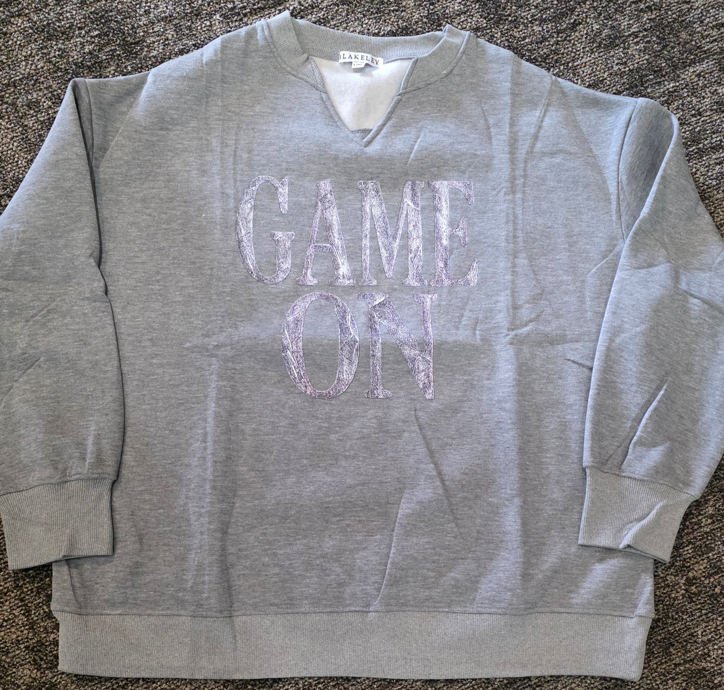 Game On Vneck Sweatshirt
